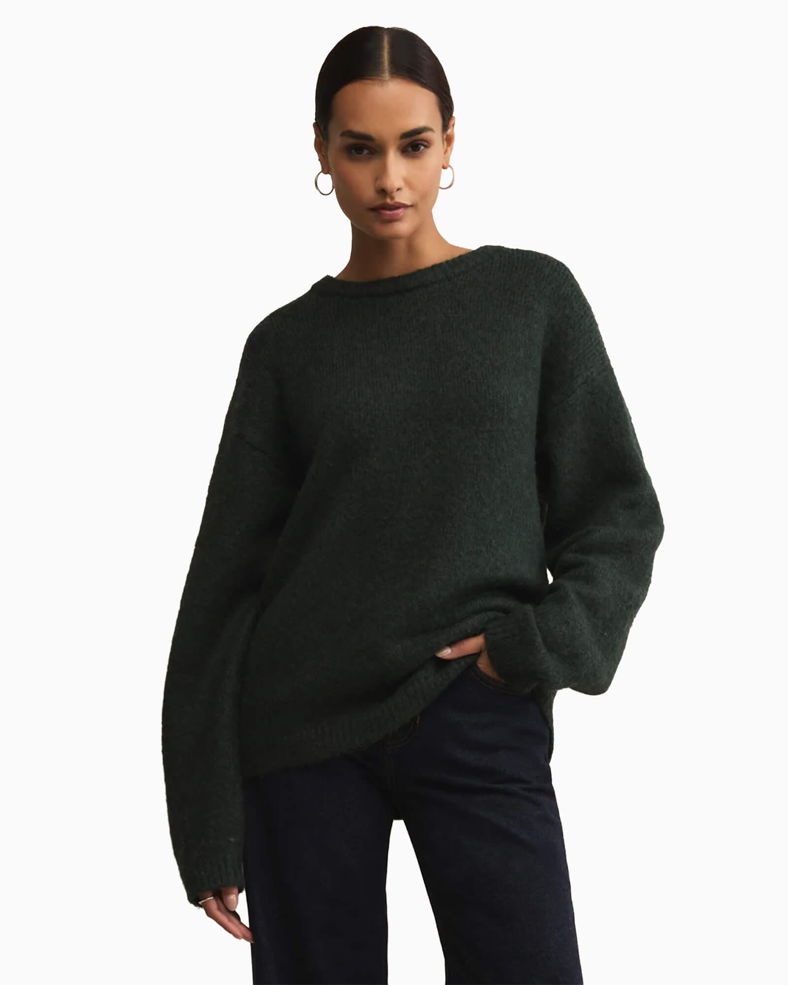 Snowed In Sweater Garland Green