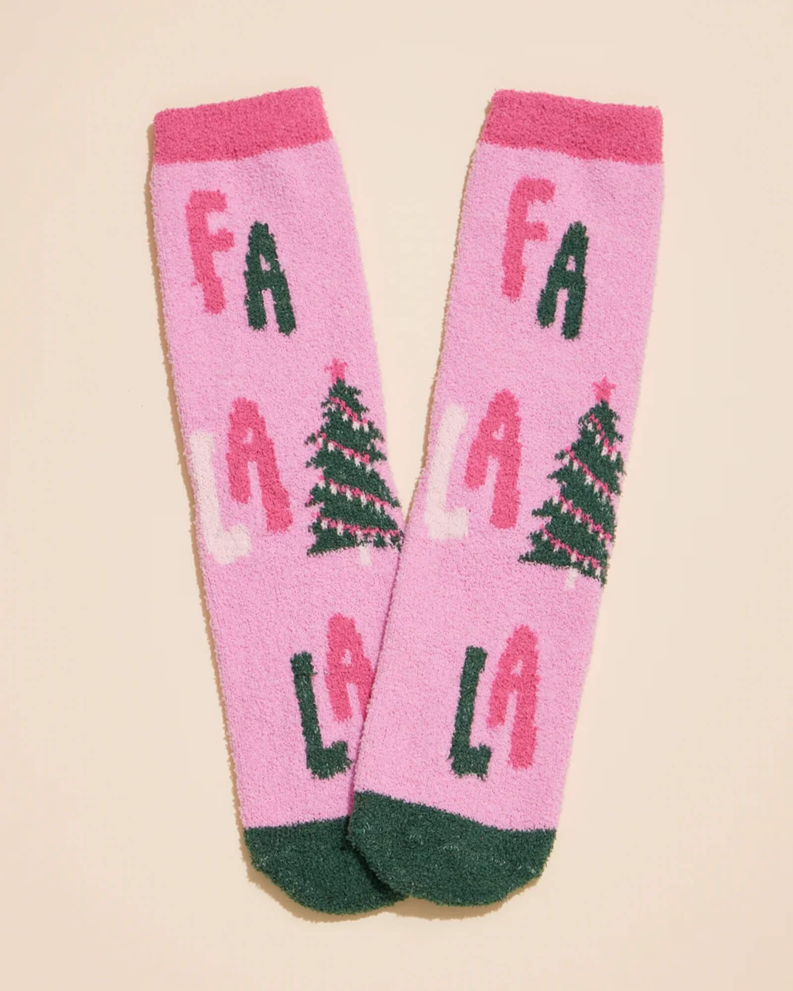 Christmas Fuzzy Socks (Pack of 4)