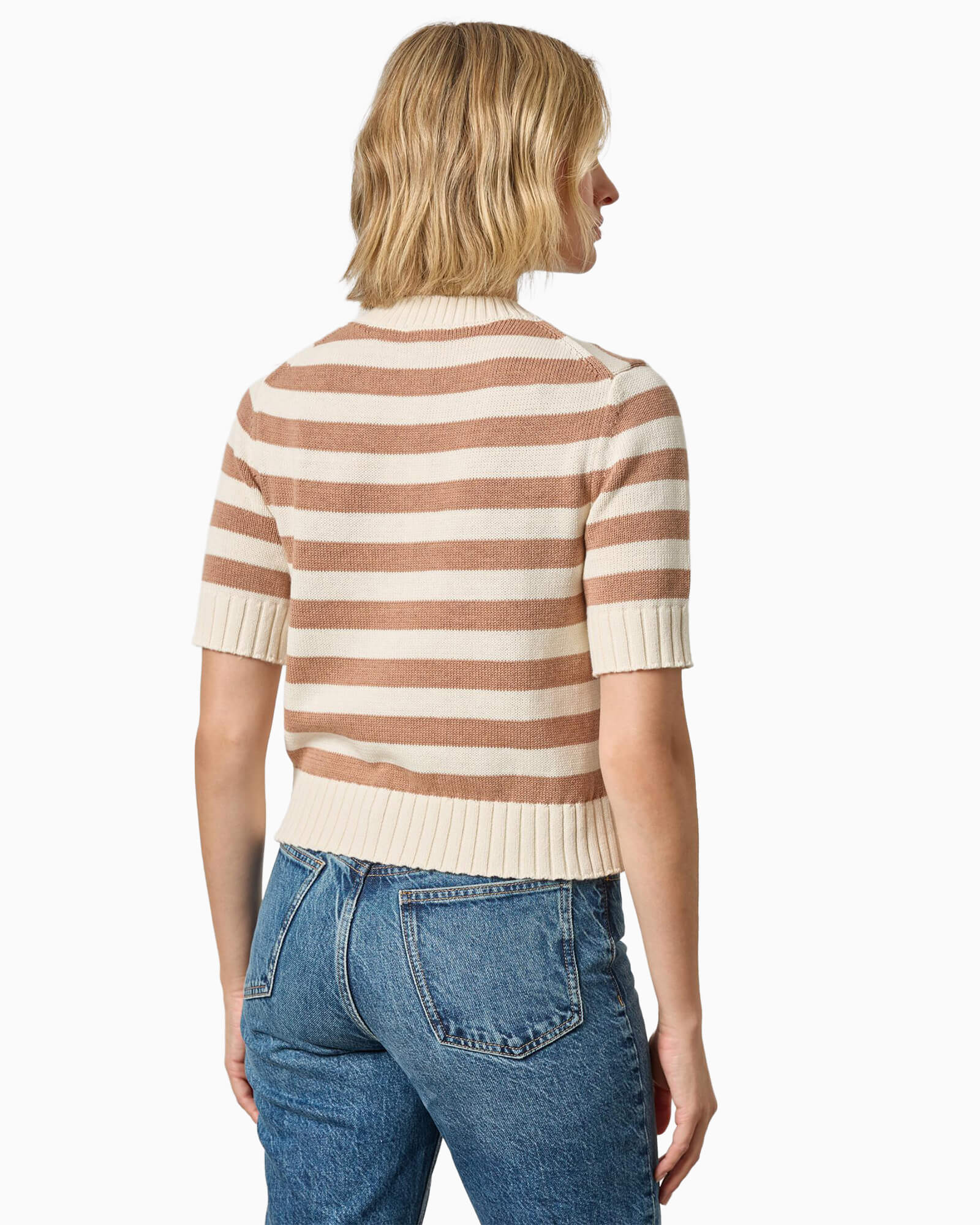 Elbow Sleeve Button Cardigan