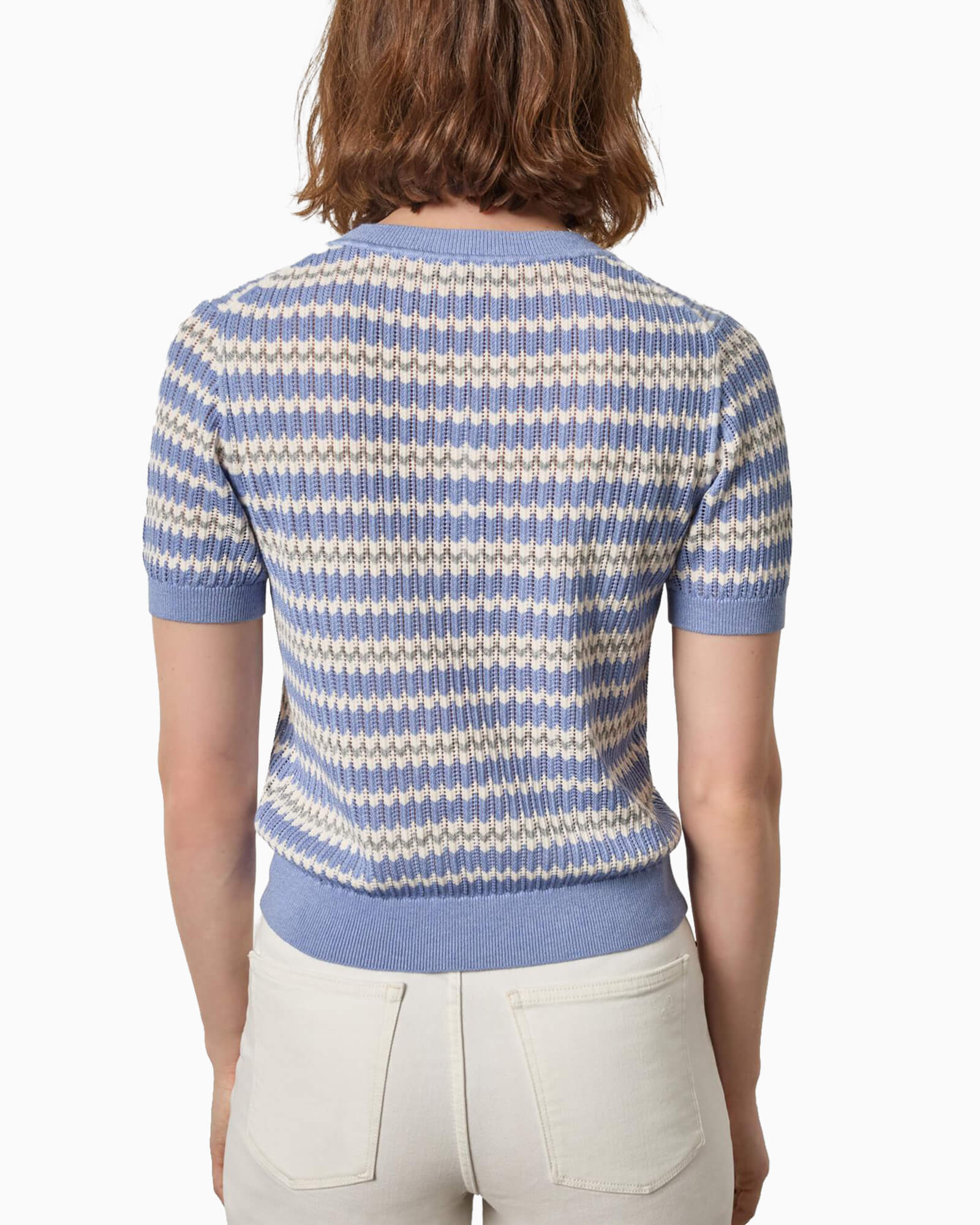 Novelty Stripe Crewneck Sweater