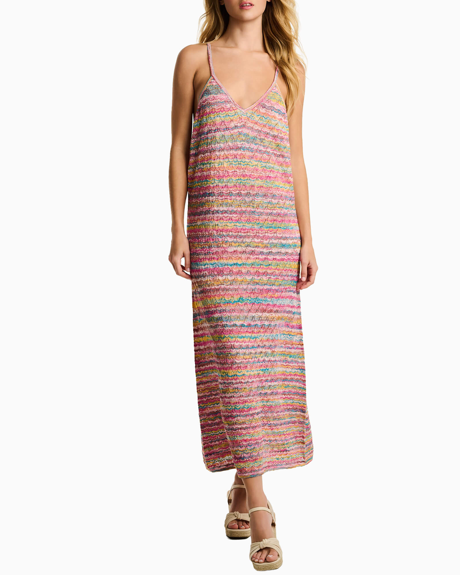 Sun-Sational Slip Dress Bright Pop
