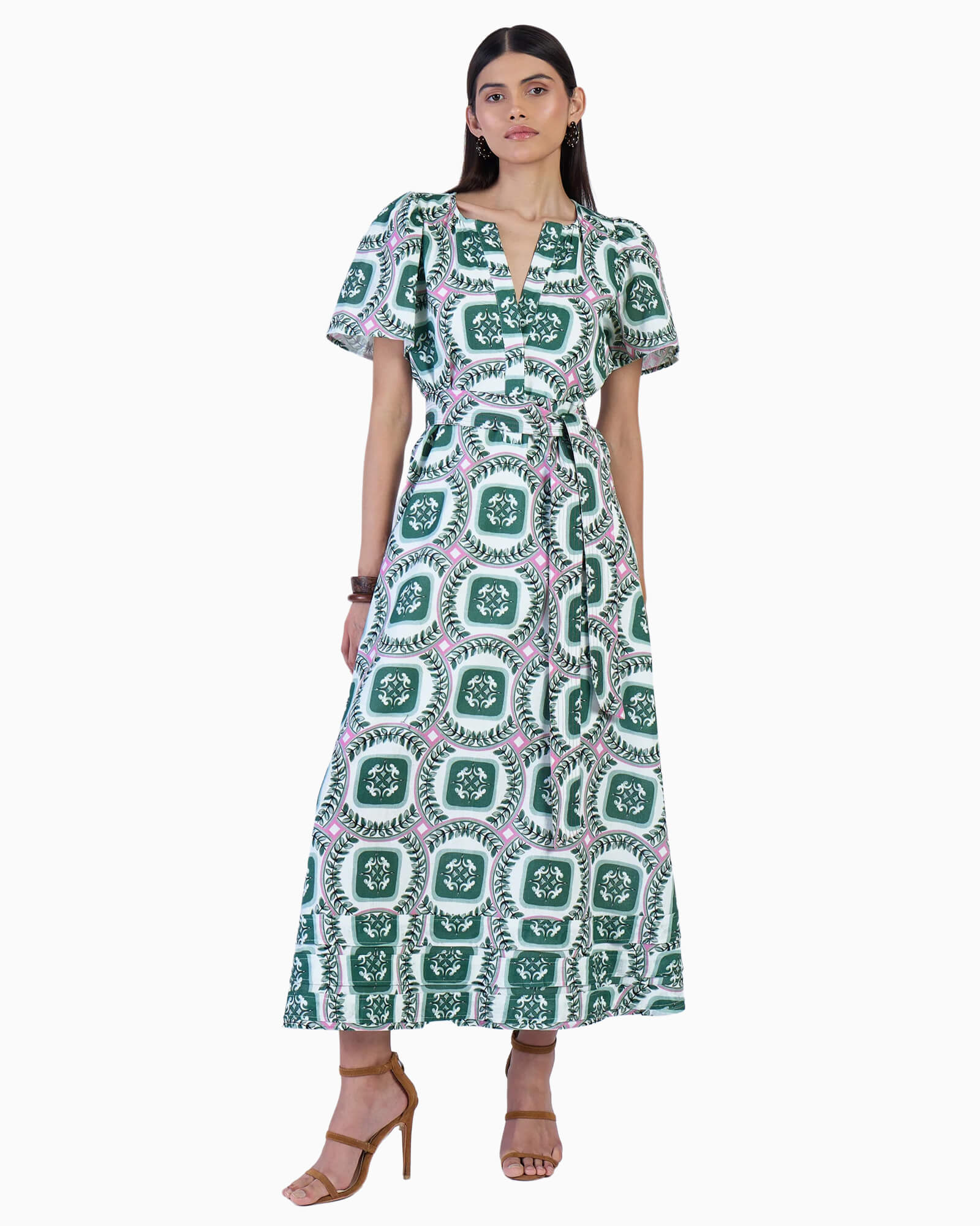 Suzi Dress Palermo Emerald