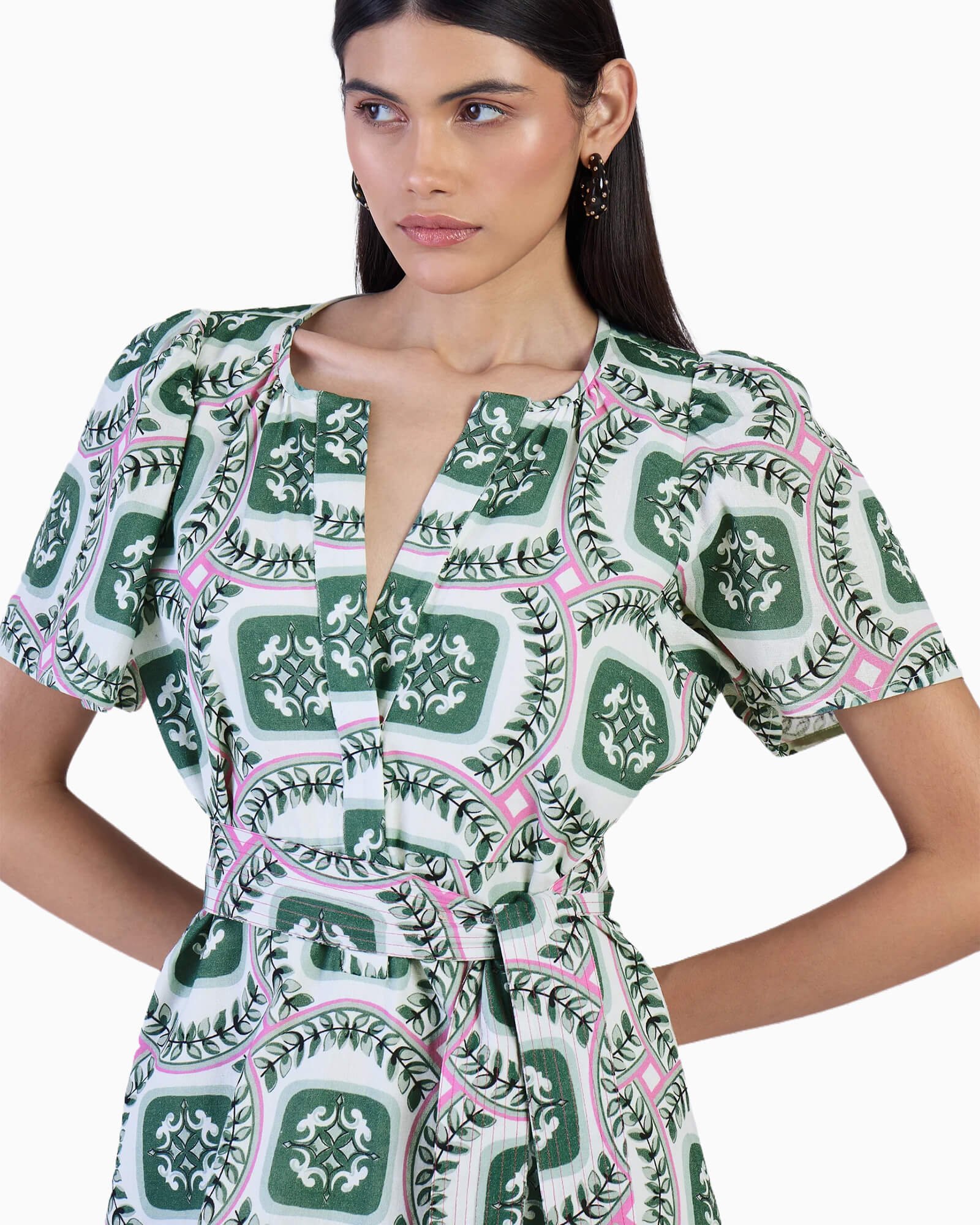 Suzi Dress Palermo Emerald