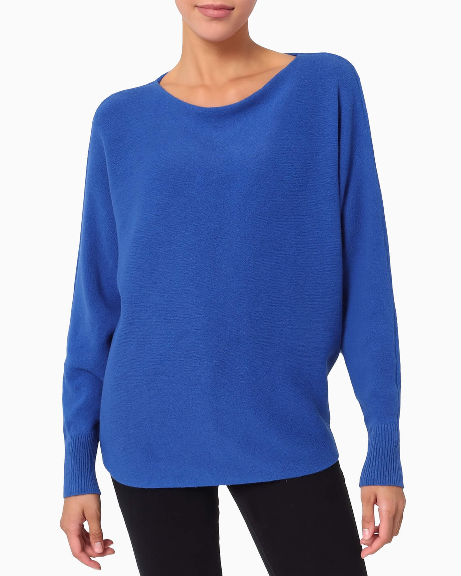 Dolman Sleeve Sweater Royal Blue