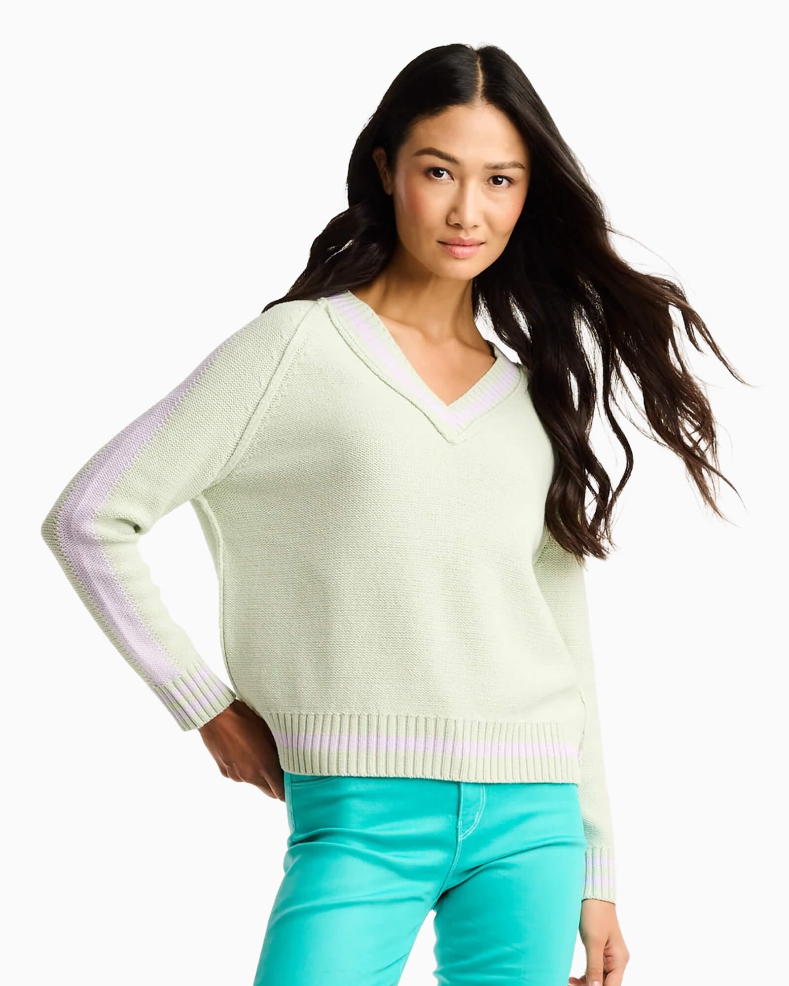 Two Timer Sweater Beachglass - Purple Poppy