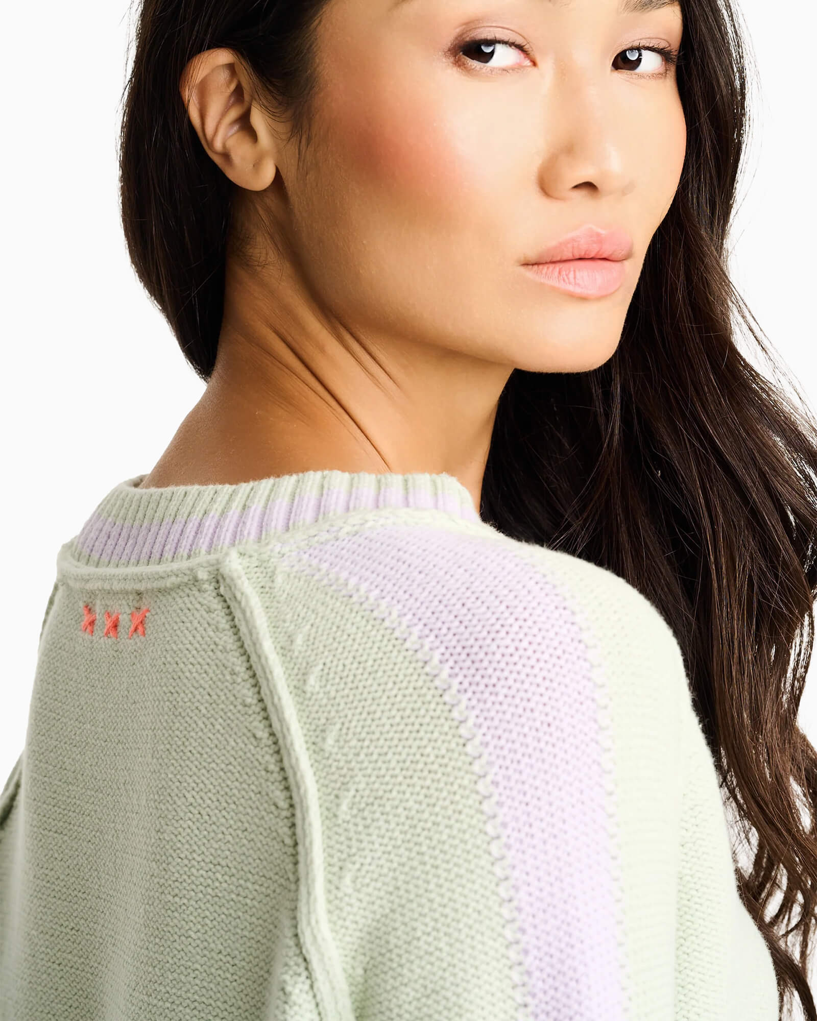 Two Timer Sweater Beachglass - Purple Poppy