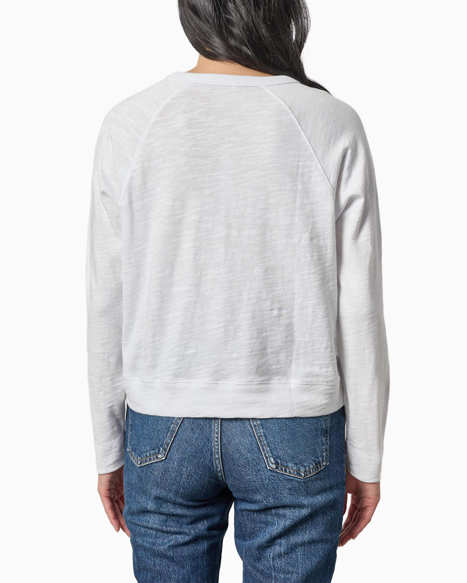 Vintage Sweatshirt Tee White