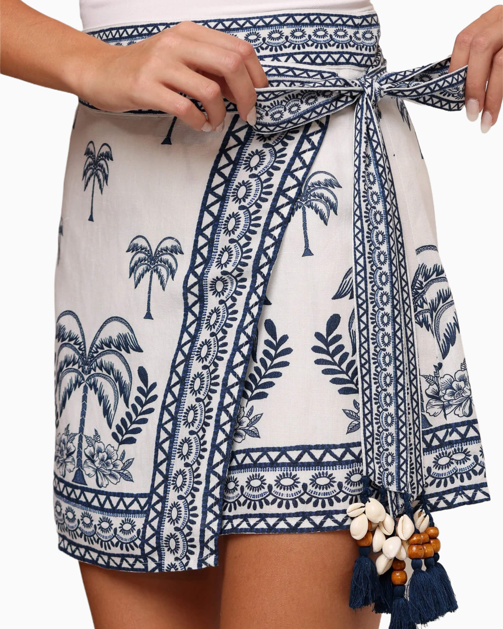 Willow Wrap Skirt Palmcourt Ivory