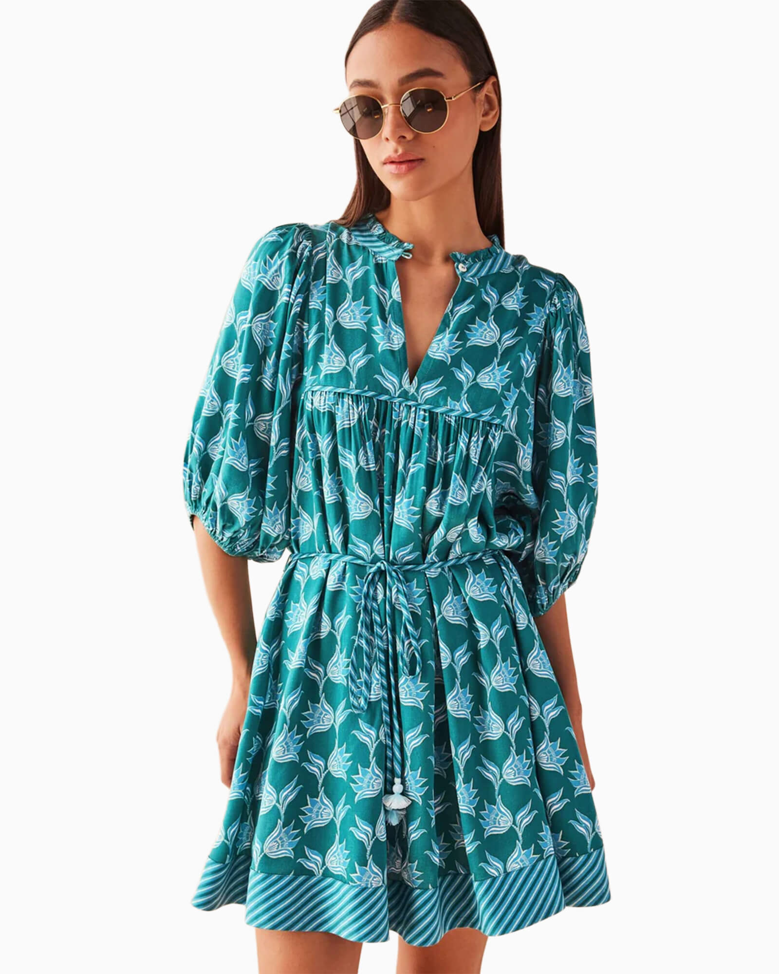 Wren Mini Dress Nicobar Mantis