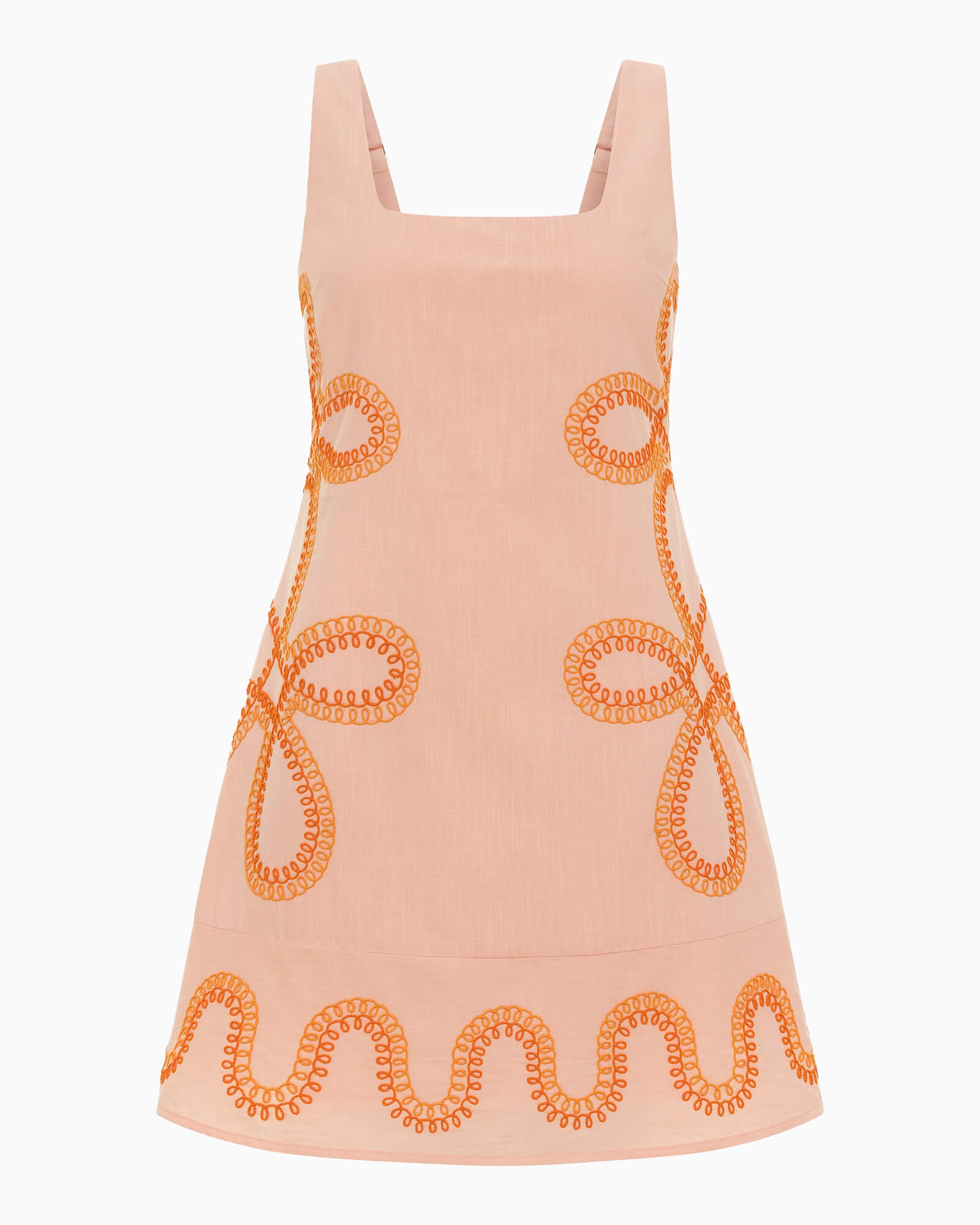 Zander Dress Peach Swirl