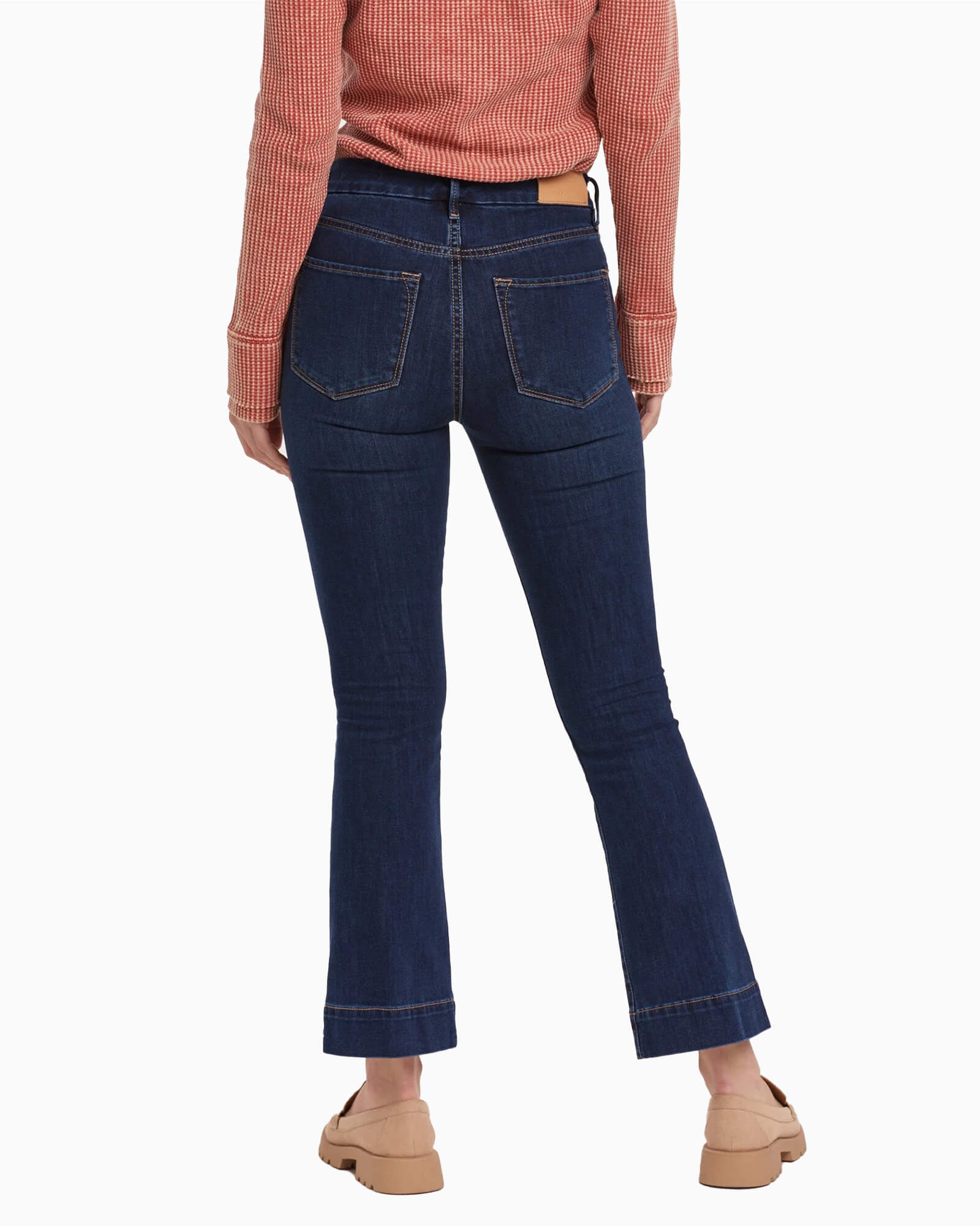 Jeanne High Rise Cropped Flare Jeans